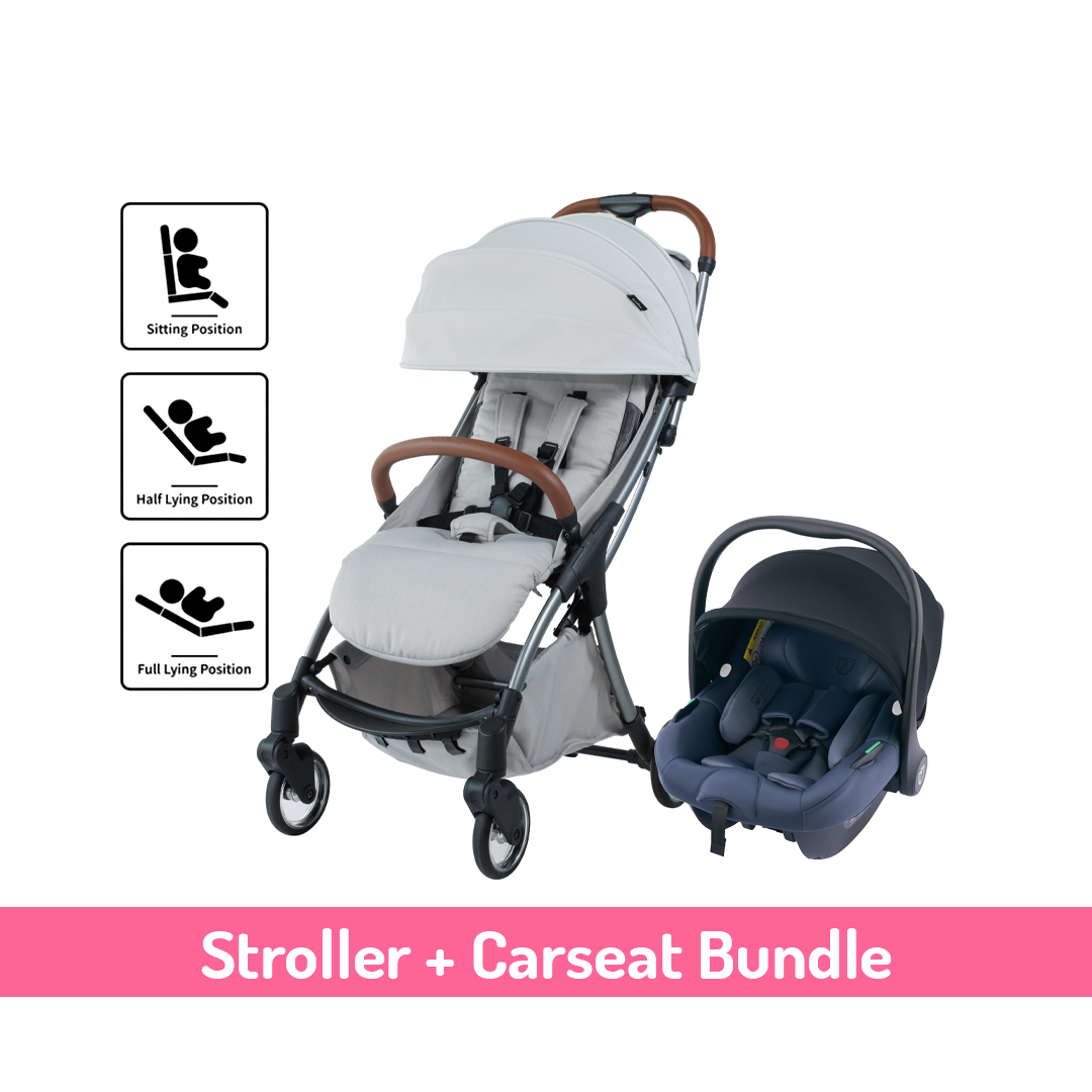 Beblum Navuto+ Auto Fold Stroller (2023 Edition) Travel System Bundle - Beblum Nova